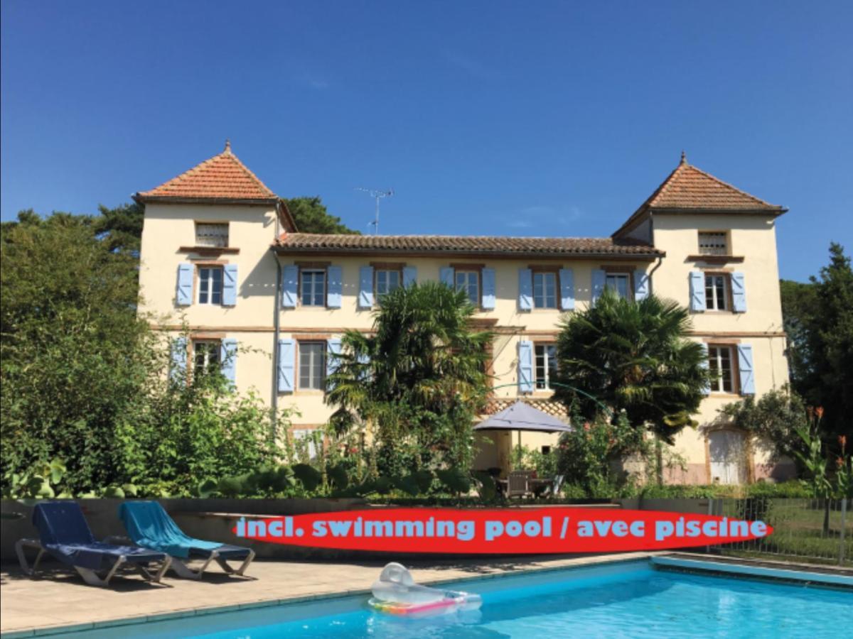 Domaine de Ménerque - petit château avec piscine Lisle-sur-Tarn Esterno foto
